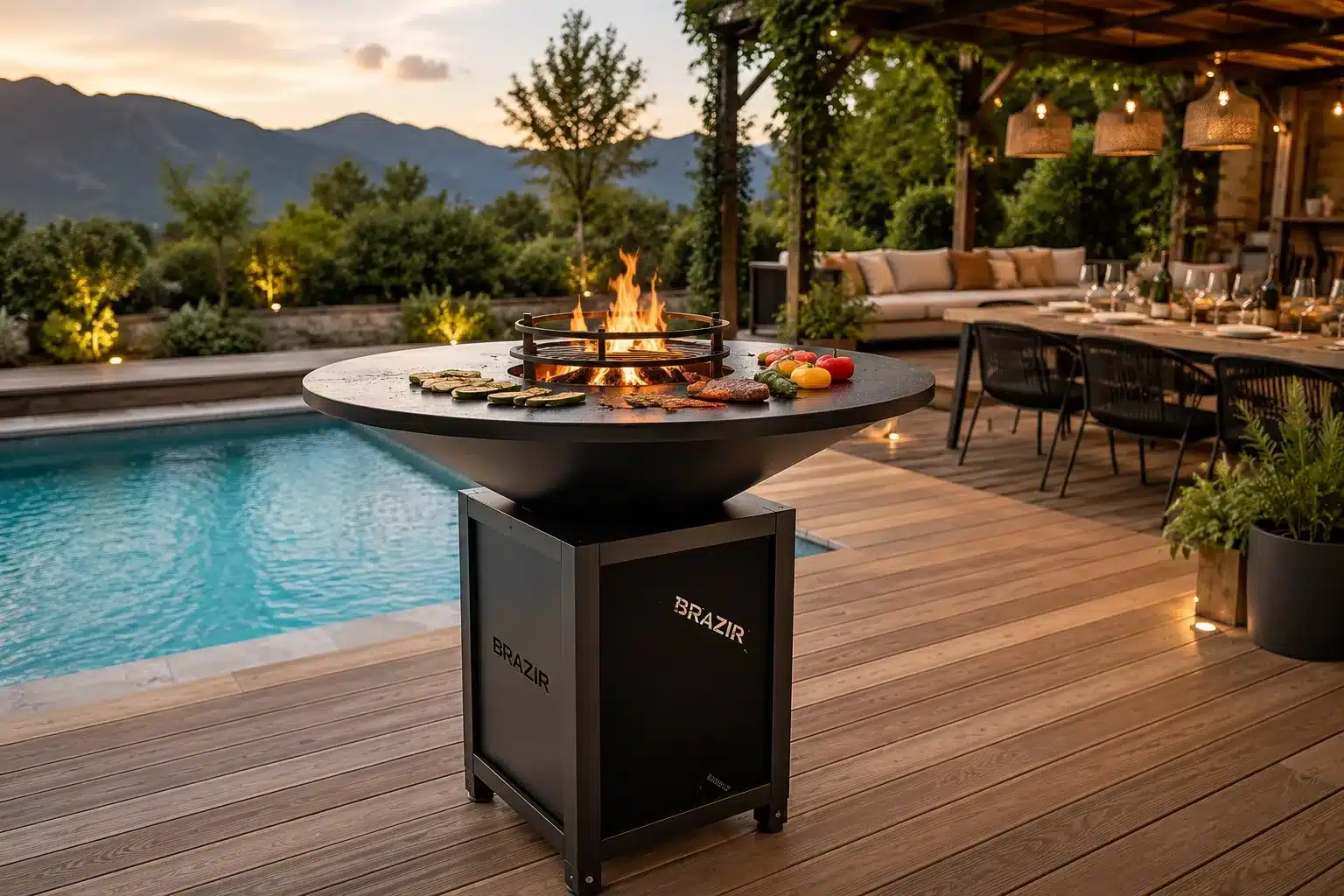 amenager-terrasse-autour-brasero aménager une terrasse autour d'un brasero